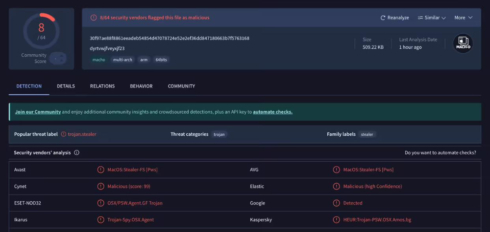 警惕OpenClaw成为macOS病毒传播跳板！天擎支持全面查杀