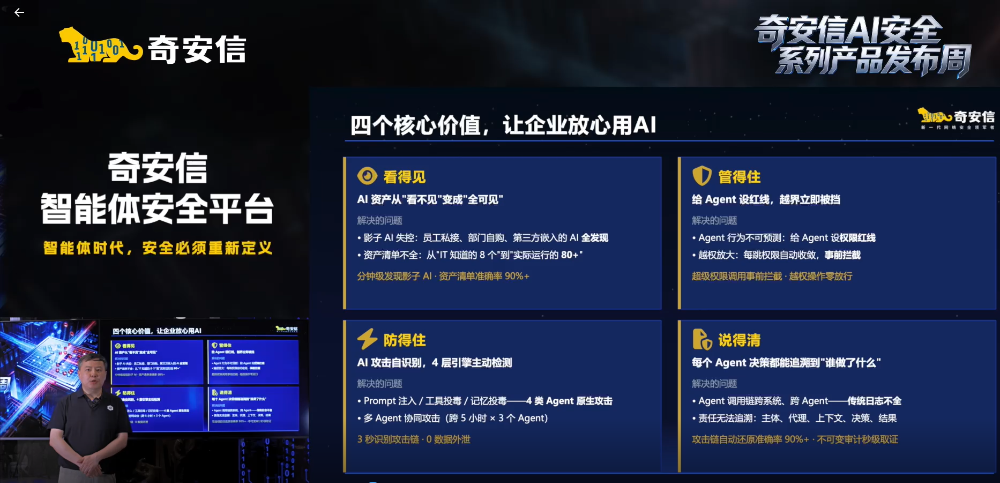 奇安信发布智能体安全平台，守护每一位“数字员工”