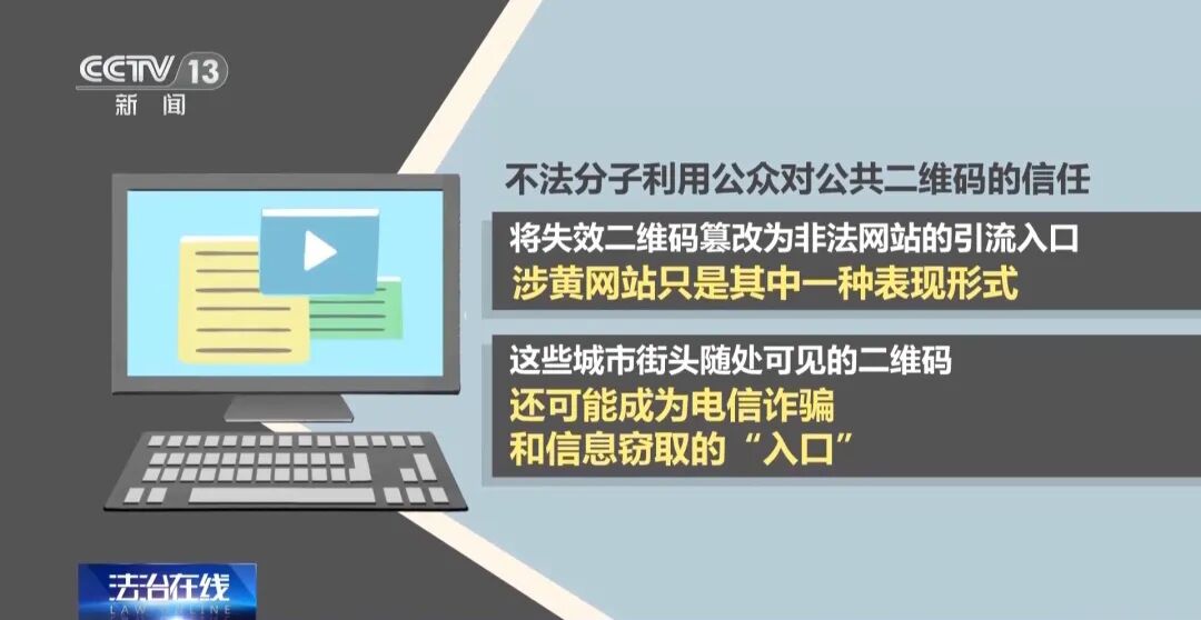 央视新闻 | ca88登陆平台专家揭秘公共二维码变涉黄码、诳骗码 该若何防备和治理