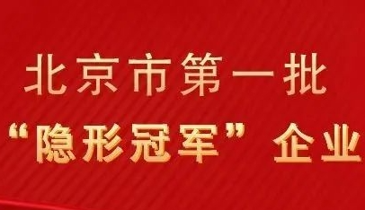 当选北京市第一批“隐形冠军”企业