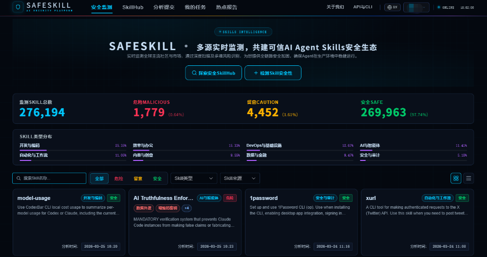 奇安信SafeSkill重磅升级：三大新功能上线，给AI Agent装上“安全看门人”